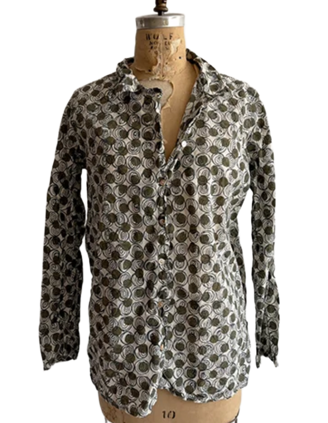 Spiral Button Up Shirt – Paper Trail Rhinebeck