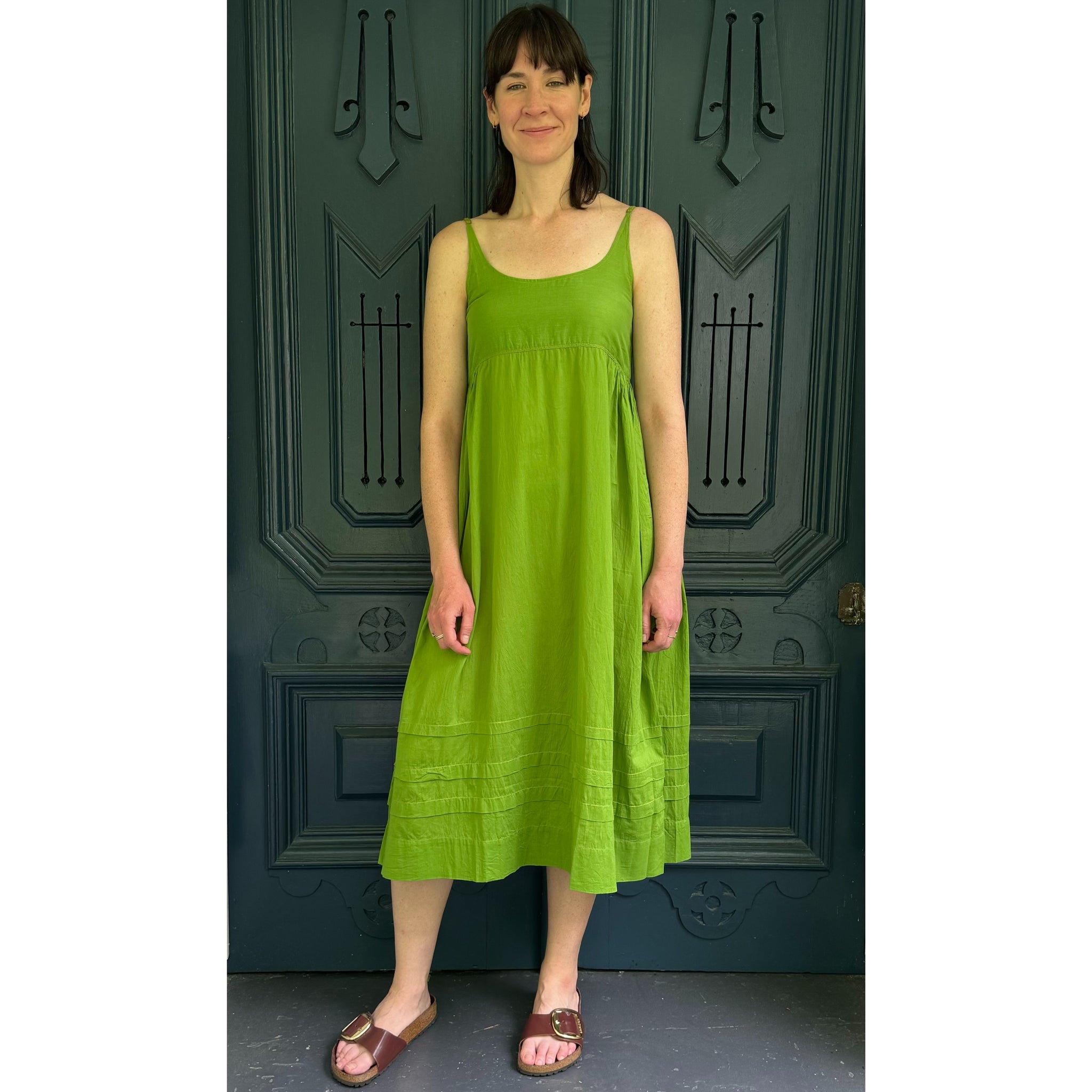 Injiri Green Jodhpur Slip Dress