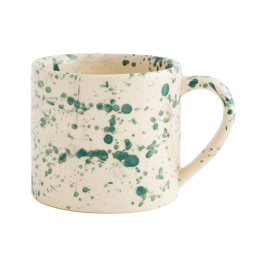 Splatterware Mugs Set of 4, Nettle